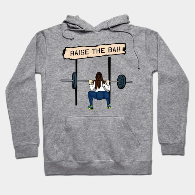 Raise The Bar Hoodie by By Diane Maclaine